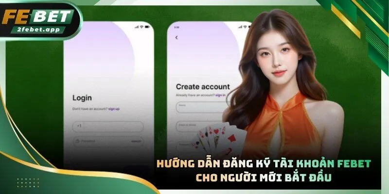 Chỉ mất vài phút để sở hữu tài khoản cá cược online tại nhà cái FEBET